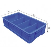 1#分格箱（長方形4格）